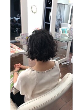 クレル(Creelu) ワンレン モーブカラーブルージューアッシュ