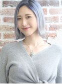【butter福本唯花】ブリーチで個性派!ホワイティカラーに☆彡