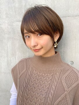 ミィ 表参道(mee.) 【mee.】ブチ　小顔ショートヘア　表参道