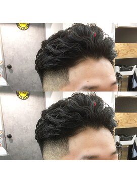 クオンヒール 淀屋橋店(QUON HEAL) スペインカール/スパイキーショート/フェザーパーマ/フェード〇