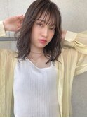 ハイトーン×ハイライト×グレージュ×ミディアム
