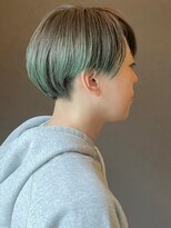 トップヘアー アヴェニュー 刈谷(TOPHAIR Avenue) 個性派オシャレ！グラデーショングリーン/ニュアンスカラー