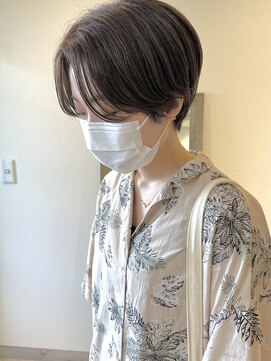 メルト 吉祥寺(melt) 大人小顔ハンサムショート前下がりひし形丸みショート20代30代