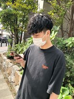 ヘッズ 本八幡店(HEADS)&nbsp;メンズショート　マッシュ　センターパート　メンズパーマ