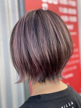 ギャラクシー ヘアードレッサーズ(galaxy hairdressers)の写真/【カラーが引き立つショートスタイル】シルエット重視×自在なアレンジで毎日新しい自分に出会える☆