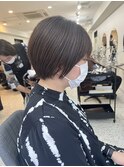 乾かすだけでまとまる！似合わせショートヘア！前髪あり