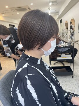 メモリーズ 銀座(Memories) 乾かすだけでまとまる！似合わせショートヘア！前髪あり
