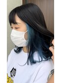 可愛いブルーインナー♪ブリーチ2回！