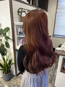 ヘアー リードレス(hair Re:dress) 大人可愛いニュアンスゆるふわロングツヤ髪暖色カラー