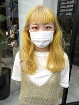 ヘアー アイス ルーチェ(HAIR ICI LUCE)&nbsp;イエロールーツカラー /城倉