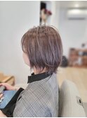ボブスタイル×ダブルカラー『ラベンダーアッシュ』☆
