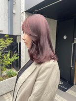 ヘアサロン ガリカ 表参道(hair salon Gallica) 【mami】艶髪大人ラベンダーグレー/ブリーチなしダブルカラー