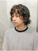 メンズボブ、ボブパーマ、メンズパーマ、ロン毛