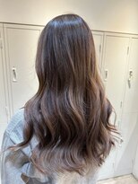 ジーナ 本八幡(Zina)&nbsp;髪質改善＊ロングレイヤーグレーベージュ＊美髪【Zina本八幡】