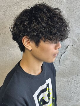 ニアウ 高崎店(Niau) ツイストスパイラルパーマメンズパーマメンズマッシュ群馬高崎