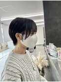 ショートツヤ髪高知美容院オイルカラー