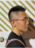 ビジネス爽やかソフトモヒカンスタイル