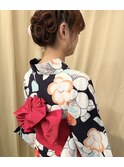【浴衣・着付】夏祭り/花火大会/大人可愛い浴衣姿で♪