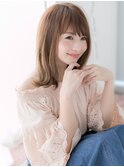 海浜幕張/髪質改善/コーラルオレンジ×ゆるふわ韓国風巻きh