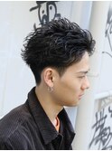 フェザーショートパーマ/スパイキーショート/名古屋栄美容室