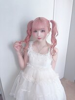 モニカ 原宿店(MONIQA)&nbsp;White pink