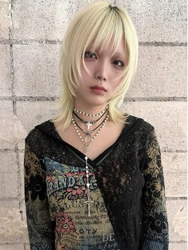 ハコ プラス(HACO+) 【Haco+】Makoto_ホワイトブロンド_レイヤーカット