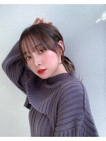 コア銀座メゾン(COA GINZA Maison)&nbsp;髪質改善レイヤーカット前髪カット顔周りレイヤー暗めカラー銀座