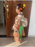 七五三　ヘア＆着付け　7歳　