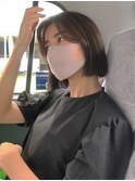 ナチュラルタッセル☆韓国ボブ/タンバルモリ/切りっぱなしボブ