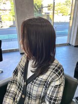 ジュネス 相模大野(JEUNESSE)&nbsp;髪質改善カラー/レイヤー/ラベンダーブラウン