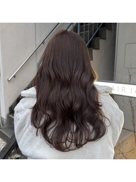 ヘアー アイス 御器所本店(HAIR ICI) ブリーチなしピンクブラウン冬カラー春カラーレイヤー
