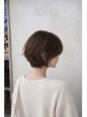柔らか質感ショートボブ