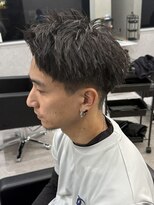 リオールバイニアウ(RE:ALL by Niau) メンズアップバングボックスショートスパイキーショート刈り上げ