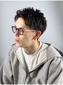 メガネに合う短髪