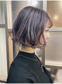 ブリーチありラベンダーカラー