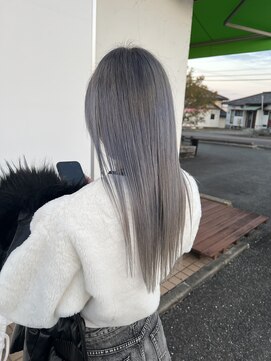 ティーワン 神埼店(T-one) ▼ブリーチダブルカラーシルバーハイトーンカラー