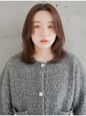 髪質改善ミディアム×ナチュラルレイヤー
