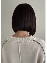 olu.hair新安城/髪質改善/ショート/白髪ぼかし/縮毛矯正【 9/7 NEW　OPEN（予定）】&nbsp;前下がりボブ