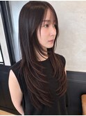 大人女性20代～30代向けロングレイヤースタイル