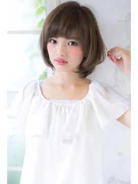 セライロ 千葉(celilo) 『celiloスタイル』、ひし形ボブ、マットグレージュカラー