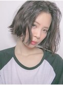 ウェット質感でおしゃれ度アップボブ☆
