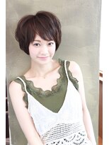 ネオリーブクレア 綱島店(Neolive Krea)&nbsp;大人可愛いひし形ショート　グレージュカラーで柔らかく☆