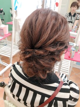 ヘアセットサロン アッシュ 神戸三宮(Ash) キレイめカジュアルアップ☆参列や二次会にもおすすめ♪