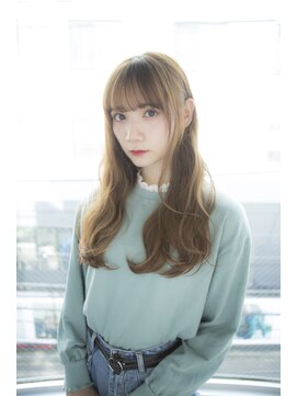 サロンドミルク 原宿(salon de MiLK) 【salon de MiLK 原宿】やわらか透明感カラー×ゆるふわウェーブ