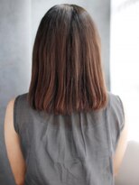 ヘアメイク ナル(hair make nalu) 切りっぱなしロブのカジュアルモードスタイル