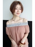 【Memories】似合わせカット 小顔 センターパート ショート