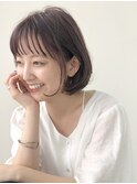 【SiSTA】田中オン眉ミニボブ前下がりボブアースカラー韓国