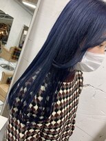 ヘアアトリエコモノ(hair l'atelier KoMoNo) KoMoNo×韓国×ブルー