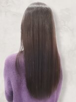 ヴィラ 雲雀丘花屋敷店(Villa) ワイドバング韓国ミディアムストレートスタイル前髪大人美人