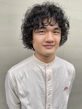 ヘアー アイス ルーチェ(HAIR ICI LUCE) ハードパーマメンズボブ / 井上